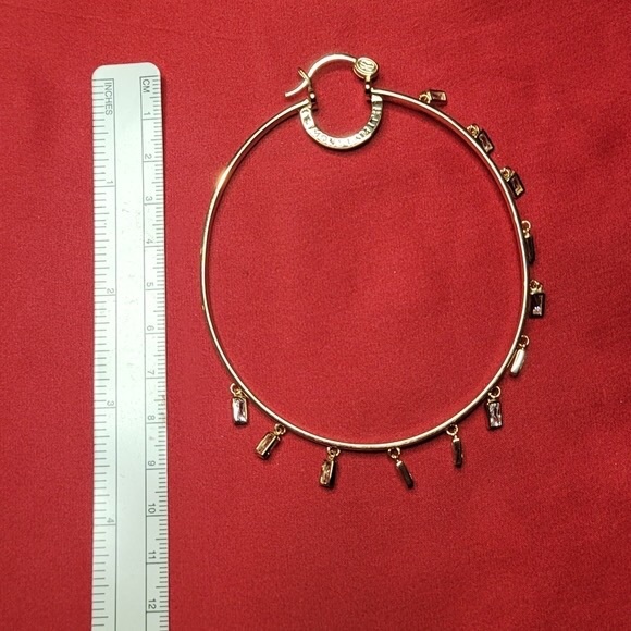 Simone I. Smith Sunburst Hoops earings - Extra Large New